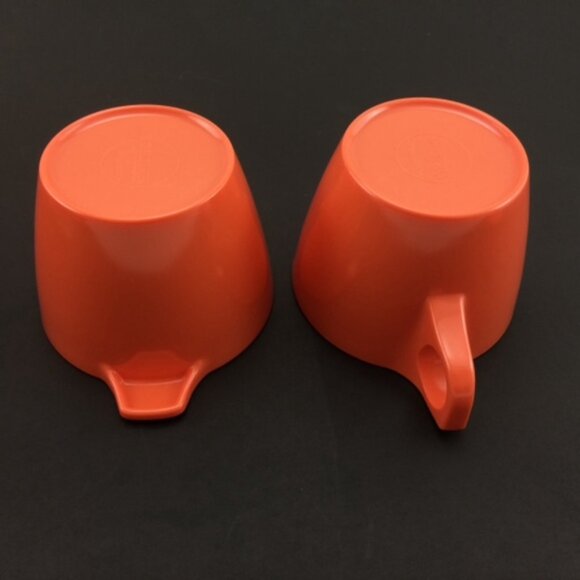 5 Piece MCM Coral Dorchester Dinnerware Cyanamid Canada Melmac Set Tray Vintage - Picture 7 of 16